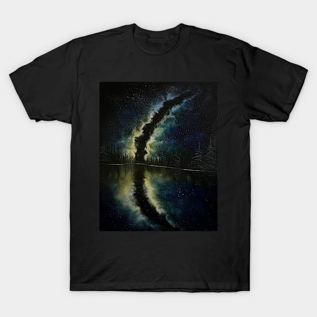 Galaxy Reflections T-Shirt by J&S mason